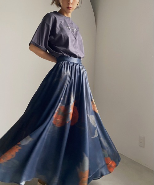 Ameri（アメリ）の「AMERI SLOGAN TEE（Tシャツ/カットソー・レディース・ホワイト/ピンク/スミクロ・FREE）」の11枚目の写真