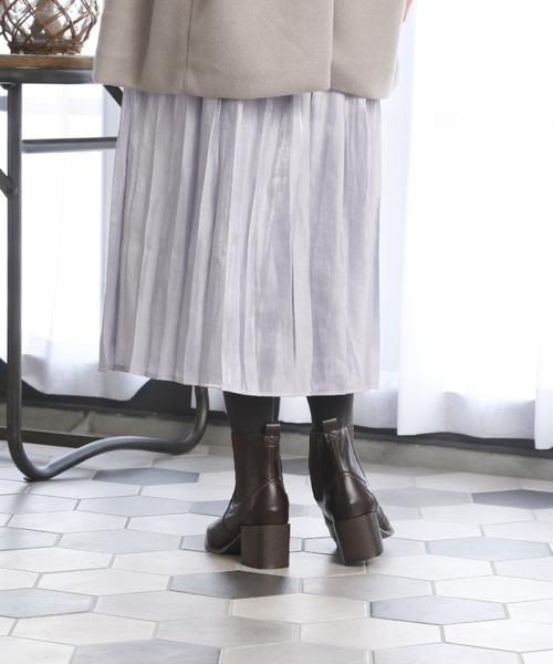 VIVIAN（ヴィヴィアン）の「スクエアトゥサイドゴアウエスタンショートブーツ（ブーツ・レディース・ダークブラウン/ブラック/ブラウン・M/S/L/LL）」の19枚目の写真