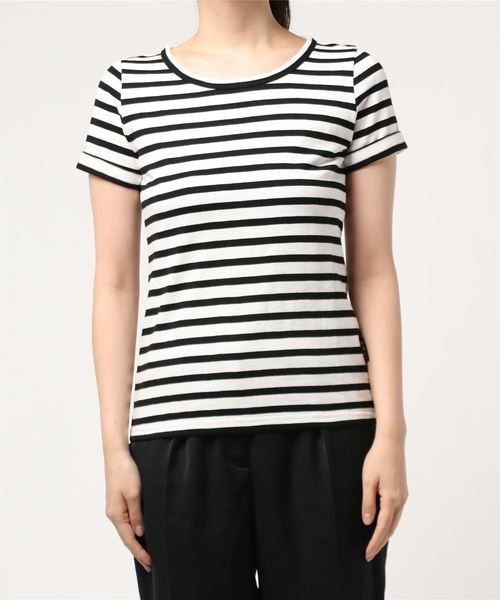 To B By Agnes B トゥービーバイアニエスベー の Wp17 Ts マテロボーダーtシャツ Tシャツ カットソー Wear