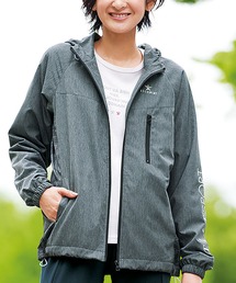 ELLE SPORT 柄切替パーカー