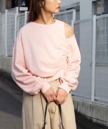 ワンショルダー アシンメトリー に該当するレディースのtシャツ カットソー 長袖 無地 ファッション通販 Zozotown