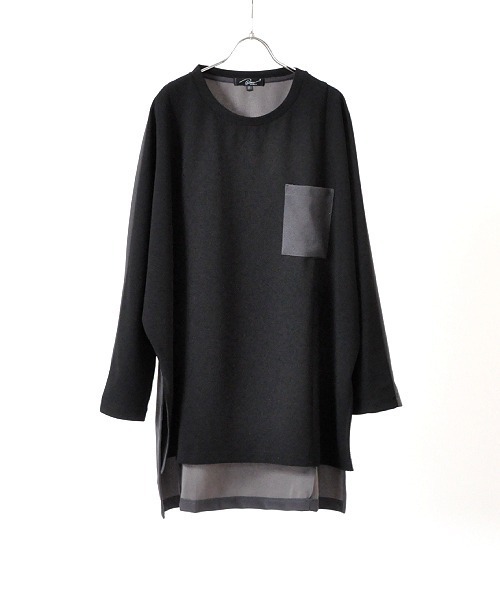 UP START(アップスタート)の「カラーチェンジロングレングスビッグロンT(Tシャツ/カットソー・メンズ・グリーン/ブルー/ブラック/オフホワイト/ベージュ・FREE)」の20枚目の写真
