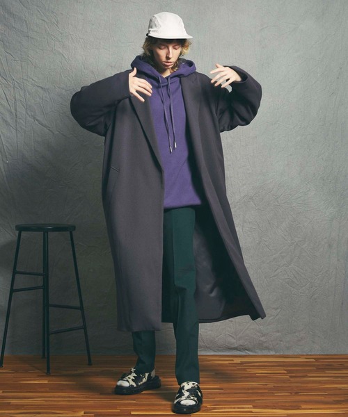 MAISON SPECIAL（メゾンスペシャル）の「《ユニセックスアイテム》ダウンファブリックテーパードスラックス 【MAISON SPECIAL/メゾンスペシャル】■セットアップ対応■（スラックス・メンズ・ブラック/ベージュ/ネイビー/ブラウン/グリーン・1/2/0/3）」の14枚目の写真