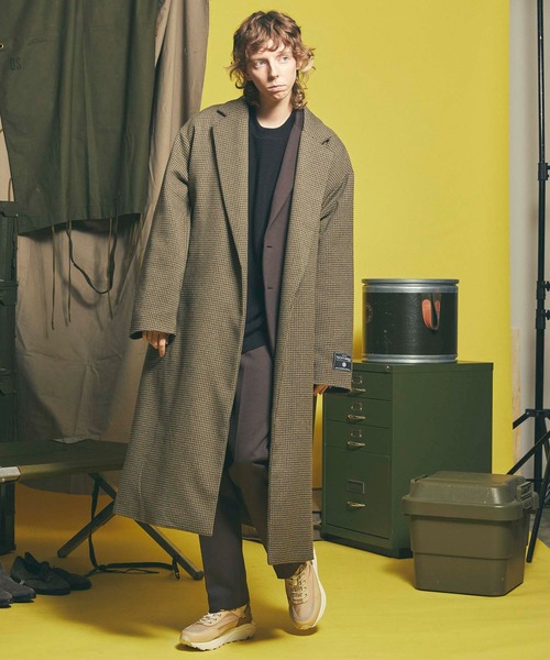 MAISON SPECIAL（メゾンスペシャル）の「《ユニセックスアイテム》ダウンファブリックテーパードスラックス 【MAISON SPECIAL/メゾンスペシャル】■セットアップ対応■（スラックス・メンズ・ブラック/ベージュ/ネイビー/ブラウン/グリーン・1/2/0/3）」の19枚目の写真