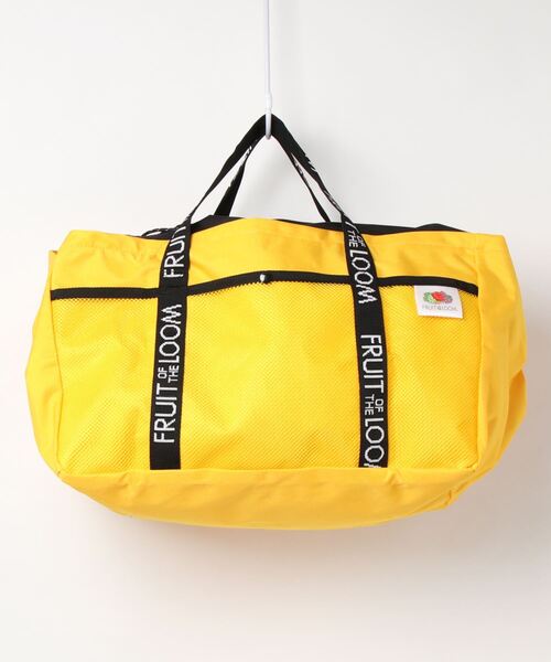 FRUIT OF THE LOOM(フルーツオブザルーム)の「SHOP BASKET TOTE(トートバッグ・レディース・サックスブルー/イエロー/レッド/パープル/ブラック/ミント・FREE)」の5枚目の写真