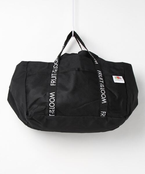 FRUIT OF THE LOOM(フルーツオブザルーム)の「SHOP BASKET TOTE(トートバッグ・レディース・サックスブルー/イエロー/レッド/パープル/ブラック/ミント・FREE)」の2枚目の写真