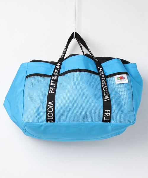 FRUIT OF THE LOOM(フルーツオブザルーム)の「SHOP BASKET TOTE(トートバッグ・レディース・サックスブルー/イエロー/レッド/パープル/ブラック/ミント・FREE)」の11枚目の写真