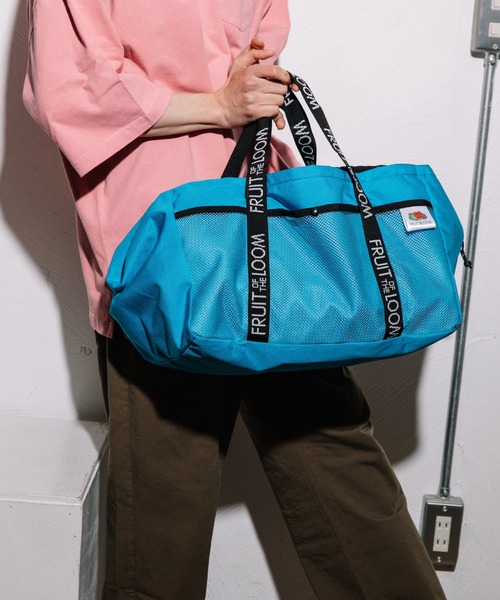 FRUIT OF THE LOOM(フルーツオブザルーム)の「SHOP BASKET TOTE(トートバッグ・レディース・サックスブルー/イエロー/レッド/パープル/ブラック/ミント・FREE)」の12枚目の写真
