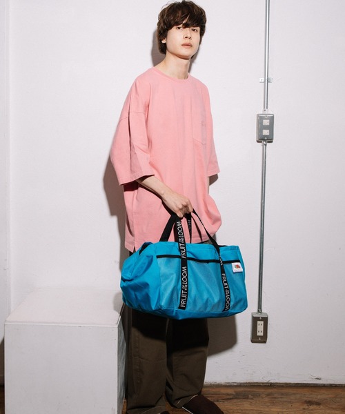 FRUIT OF THE LOOM(フルーツオブザルーム)の「SHOP BASKET TOTE(トートバッグ・レディース・サックスブルー/イエロー/レッド/パープル/ブラック/ミント・FREE)」の13枚目の写真