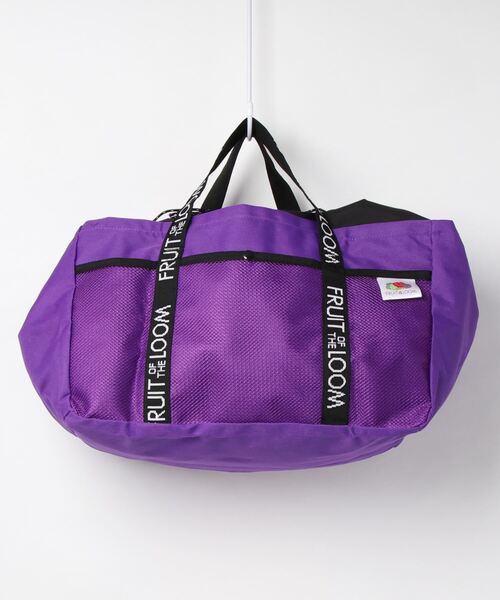 FRUIT OF THE LOOM(フルーツオブザルーム)の「SHOP BASKET TOTE(トートバッグ・レディース・サックスブルー/イエロー/レッド/パープル/ブラック/ミント・FREE)」の14枚目の写真