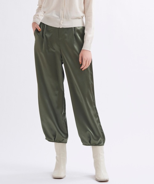 ランバンオンブルー　サテンパンツ LANVIN en Bleu（ランバンオンブルー）の「サテンパンツ（その他