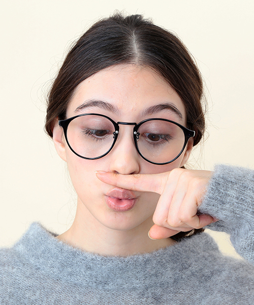 B:MING by BEAMS（ビーミングバイビームス）の「ビーミング by ビームス / ウエリントングラス（メガネ・レディース・ブラック/ブラウン・FREE）」の3枚目の写真