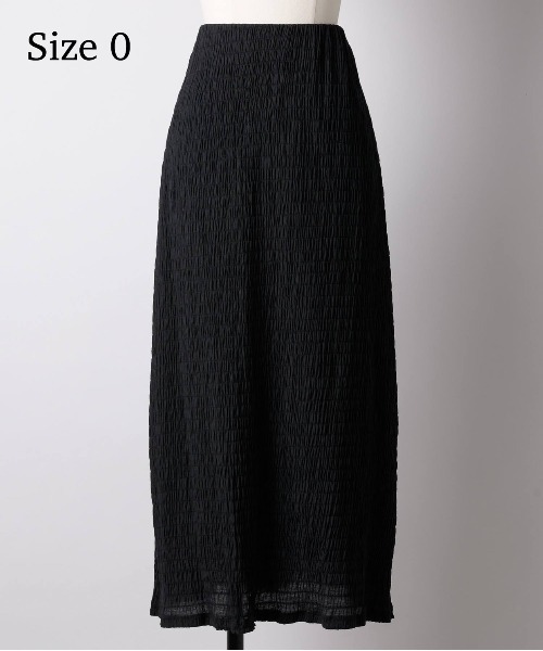LA BELLE ETUDE(ラベルエチュード)の「シャーリングⅠラインスカート/Sサイズ展開あり(スカート・レディース・ホワイト/ブラック/グレー・1/0)」の10枚目の写真