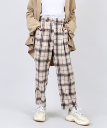 DING | DING/チェックイージーパンツ(スラックス)