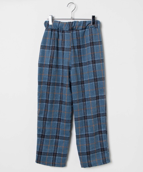 DING(ディング)の「DING/チェックイージーパンツ(スラックス・レディース・ベージュ/ブルー/オフホワイト・FREE)」の10枚目の写真