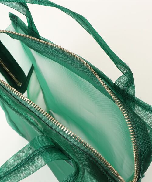 FRUIT OF THE LOOM（フルーツオブザルーム）の「【W】【FRUIT OF THE LOOM】FTL SEE THROUGH　BST BAG S（トートバッグ・レディース・ホワイト/パープル/オレンジ/グリーン・FREE）」の7枚目の写真