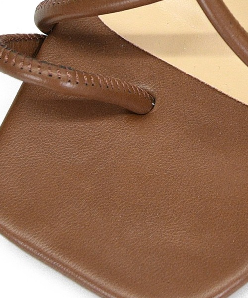 sango（sango）の「コードクロスストラップクリアヒールトングサンダル（サンダル・レディース・ホワイト/ブラック/ベージュ/ブラウン/ブルー/グレイッシュベージュ・LL/3L/SS/S/M/L）」の12枚目の写真