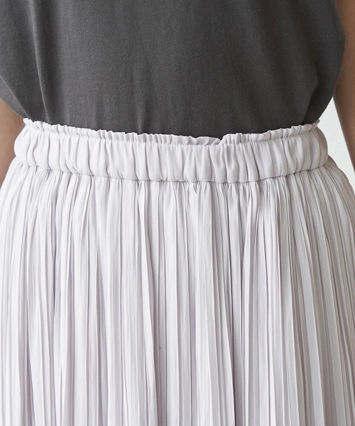 ROPE' PICNIC(ロペピクニック)の「シアーナチュラル楊柳スカート(スカート・レディース・ベージュ/ダークブラウン/イエロー/ライトグレー/グリーン系その他/ブルー/ピンク系その他2・38)」の10枚目の写真