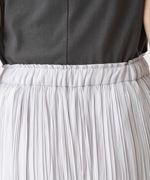 ROPE' PICNIC(ロペピクニック)の「シアーナチュラル楊柳スカート(スカート・レディース・ベージュ/ダークブラウン/イエロー/ライトグレー/グリーン系その他/ブルー/ピンク系その他2・38)」の11枚目の写真