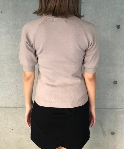 ENVYM（アンビー）の「スラッシュスリーブＫＮＩＴ ＰＯ（ニット/セーター・レディース・ホワイト/ライトグレー/ベージュ・FREE）」の9枚目の写真