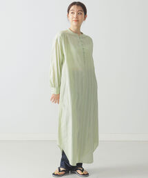 BEAMS LIGHTS（ビームスライツ）の「BEAMS LIGHTS / ストライプ ロングスリーブ ワンピース（ワンピース）」