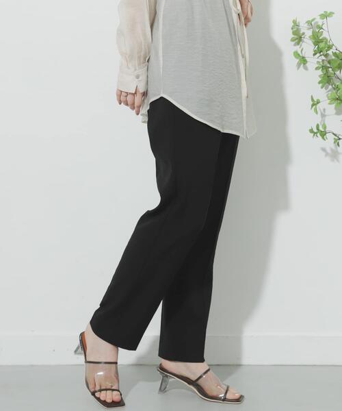 SENSE OF PLACE by URBAN RESEARCH（センスオブプレイスバイアーバンリサーチ）の「リネンライクテーパードパンツ（その他パンツ・レディース・ライトベージュ/ブラック/ベージュ/グリーン/パープル・SMALL/MEDIUM/LARGE/TALL）」の7枚目の写真