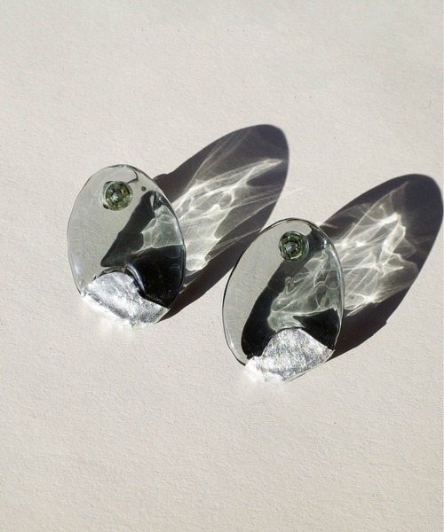 Lemme.（レム）の「【Lemme./レム】Wharf Pierce / ピアス（ピアス（両耳用）・レディース・クリアブラック/クリア・FREE）」の16枚目の写真