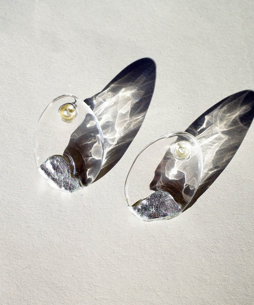 Lemme.（レム）の「【Lemme./レム】Wharf Pierce / ピアス（ピアス（両耳用）・レディース・クリアブラック/クリア・FREE）」の17枚目の写真