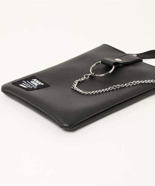 ANAP GiRL(アナップガール)の「3パターンチェーン付ショルダーバッグ(ショルダーバッグ・キッズ・ブラック/その他/ホワイト×ブラック・FREE)」の13枚目の写真