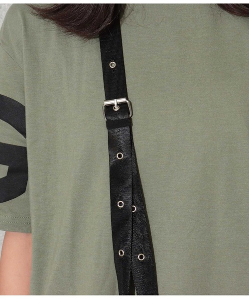 ANAP GiRL(アナップガール)の「3パターンチェーン付ショルダーバッグ(ショルダーバッグ・キッズ・ブラック/その他/ホワイト×ブラック・FREE)」の17枚目の写真