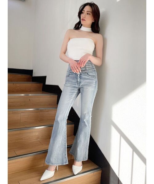 神 様 ベアトップス Sベージュ GYDA（ジェイダ）の「チョーカーベアTOPS（タンクトップ）」 - WEAR
