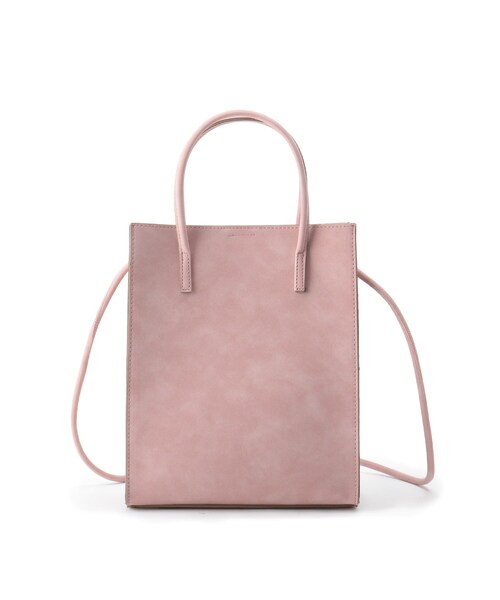 SHOO・LA・RUE（シューラルー）の「◆スクエア丸ヒモミニトート（トートバッグ・レディース・ネイビー/ピンク系/ベージュ・00）」の3枚目の写真