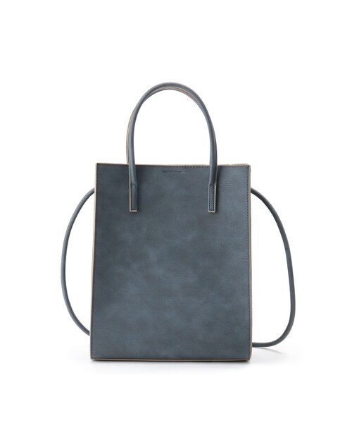 SHOO・LA・RUE（シューラルー）の「◆スクエア丸ヒモミニトート（トートバッグ・レディース・ネイビー/ピンク系/ベージュ・00）」の2枚目の写真