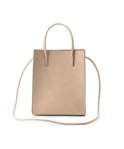 SHOO・LA・RUE（シューラルー）の「◆スクエア丸ヒモミニトート（トートバッグ・レディース・ネイビー/ピンク系/ベージュ・00）」の9枚目の写真