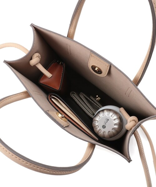 SHOO・LA・RUE（シューラルー）の「◆スクエア丸ヒモミニトート（トートバッグ・レディース・ネイビー/ピンク系/ベージュ・00）」の7枚目の写真