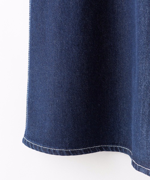 INNOCENT BLUE（イノセントブルー）の「【innocent blue/イノセントブルー】バックレースアップスカート（セミフレアロングスカート）（スカート・レディース・カーキ/ワンウォッシュ/ブラック/ブルー/サンドベージュ/アイボリー・MEDIUM）」の13枚目の写真