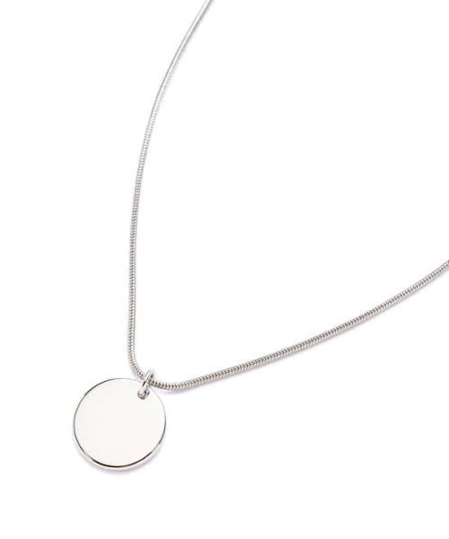 N.（N. Natural Beauty Basic）（エヌエヌナチュラルビューティーベーシック）の「コイン２連ロングネックレス（ネックレス・レディース・シルバー・FREE）」の5枚目の写真