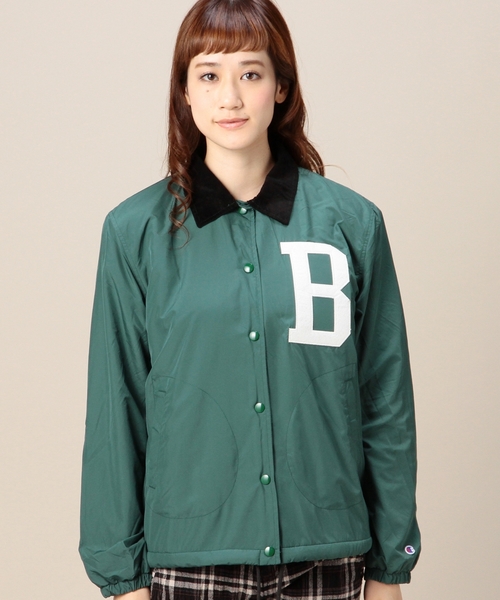 BEAUTY&YOUTH UNITED ARROWS（ビューティーアンドユースユナイテッドアローズ）の「BYBC Champion コーチジャケット（その他アウター・レディース・オリーブ/ホワイト・MEDIUM）」の16枚目の写真