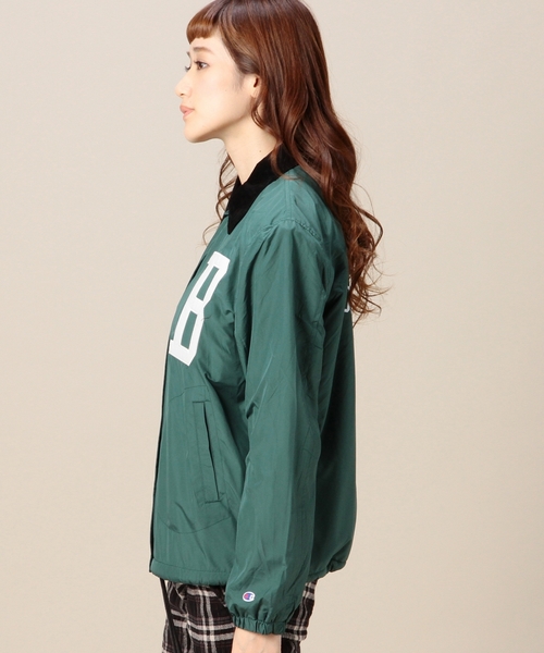 BEAUTY&YOUTH UNITED ARROWS（ビューティーアンドユースユナイテッドアローズ）の「BYBC Champion コーチジャケット（その他アウター・レディース・オリーブ/ホワイト・MEDIUM）」の17枚目の写真