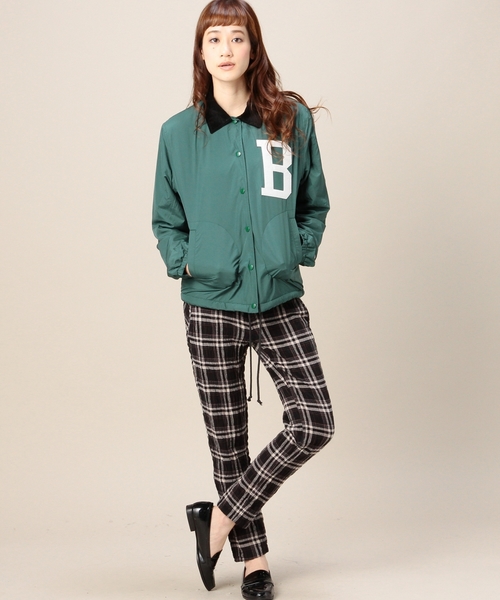 BEAUTY&YOUTH UNITED ARROWS（ビューティーアンドユースユナイテッドアローズ）の「BYBC Champion コーチジャケット（その他アウター・レディース・オリーブ/ホワイト・MEDIUM）」の9枚目の写真