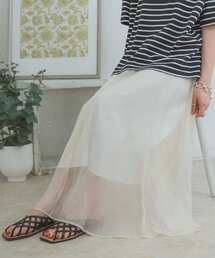 ITEMS URBANRESEARCH | シアーシャイニーフレアスカート(スカート)