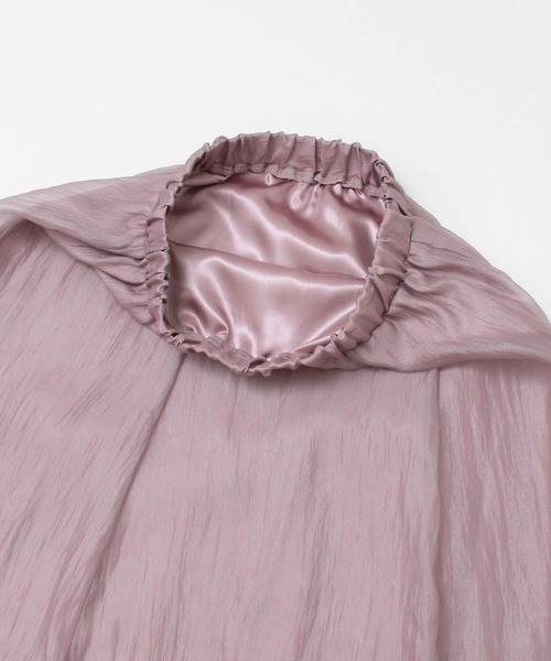 ITEMS URBANRESEARCH（アイテムズ アーバンリサーチ）の「シアーシャイニーフレアスカート（スカート・レディース・ホワイト/パープル/カーキ/グリーン・FREE）」の7枚目の写真