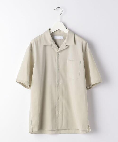 green label relaxing（グリーンレーベルリラクシング）の「OLT＜ 機能 / ストレッチ・洗濯機洗い可 ＞ TW ウォッシャブルトロ オープンカラー シャツ ＃（シャツ/ブラウス・メンズ・モカ/ブラック/ナチュラル/ケリー/ネイビー/パープル/ダークブラウン・LARGE/MEDIUM/SMALL/X-SMALL/X-LARGE）」の21枚目の写真