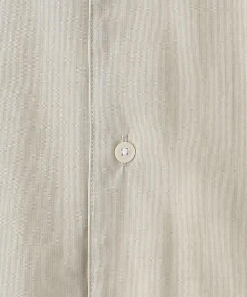 green label relaxing（グリーンレーベルリラクシング）の「＜ 機能 / ストレッチ・洗濯機洗い可 ＞ TW ウォッシャブルトロ オープンカラー シャツ ＃（シャツ/ブラウス・メンズ・ブラック/ナチュラル/ネイビー/ケリー/モカ/ダークブラウン/パープル・X-LARGE/SMALL/MEDIUM/X-SMALL/LARGE）」の13枚目の写真