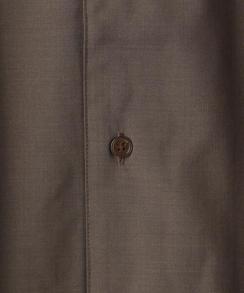 green label relaxing（グリーンレーベルリラクシング）の「＜ 機能 / ストレッチ・洗濯機洗い可 ＞ TW ウォッシャブルトロ オープンカラー シャツ ＃（シャツ/ブラウス・メンズ・ブラック/ナチュラル/ネイビー/ケリー/モカ/ダークブラウン/パープル・X-LARGE/SMALL/MEDIUM/X-SMALL/LARGE）」の15枚目の写真