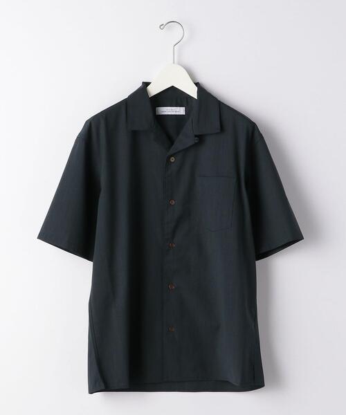 green label relaxing（グリーンレーベルリラクシング）の「＜ 機能 / ストレッチ・洗濯機洗い可 ＞ TW ウォッシャブルトロ オープンカラー シャツ ＃（シャツ/ブラウス・メンズ・ブラック/ナチュラル/ネイビー/ケリー/モカ/ダークブラウン/パープル・X-LARGE/SMALL/MEDIUM/X-SMALL/LARGE）」の16枚目の写真