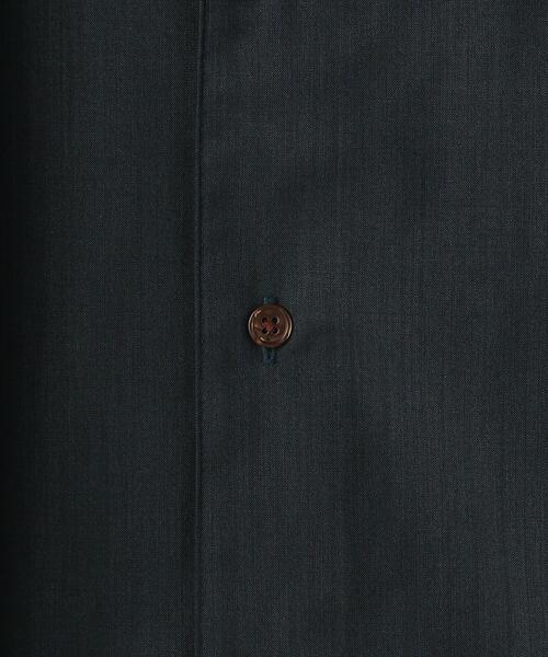 green label relaxing（グリーンレーベルリラクシング）の「＜ 機能 / ストレッチ・洗濯機洗い可 ＞ TW ウォッシャブルトロ オープンカラー シャツ ＃（シャツ/ブラウス・メンズ・ブラック/ナチュラル/ネイビー/ケリー/モカ/ダークブラウン/パープル・X-LARGE/SMALL/MEDIUM/X-SMALL/LARGE）」の17枚目の写真