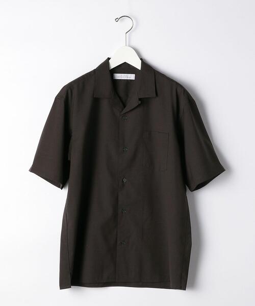 green label relaxing（グリーンレーベルリラクシング）の「＜ 機能 / ストレッチ・洗濯機洗い可 ＞ TW ウォッシャブルトロ オープンカラー シャツ ＃（シャツ/ブラウス・メンズ・ブラック/ナチュラル/ネイビー/ケリー/モカ/ダークブラウン/パープル・X-LARGE/SMALL/MEDIUM/X-SMALL/LARGE）」の18枚目の写真