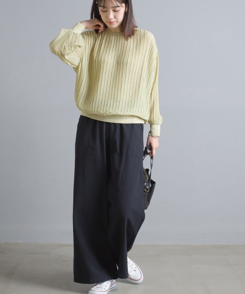 OMNES Supremo(オムネス スプレモ)の「シフォンプリーツプルオーバー ブラウス(シャツ/ブラウス・レディース・ブラック/ベージュ/イエロー・FREE)」の17枚目の写真