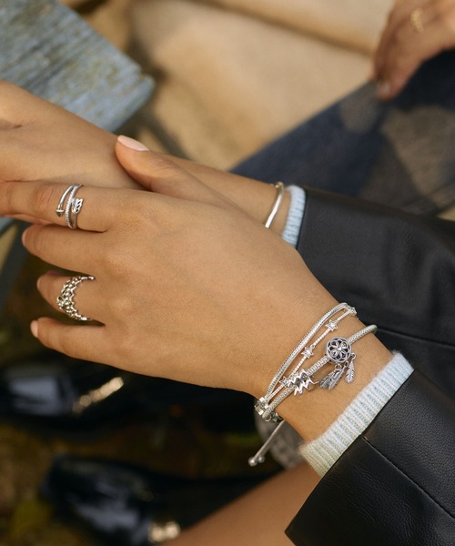 PANDORA(パンドラ)の「セレスチアル スターズ ブレスレット(ブレスレット・レディース・シルバー・18cm)」の8枚目の写真
